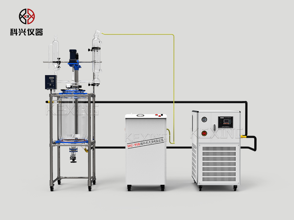玻璃反應釜&低溫冷卻液循環泵